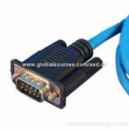 15-pin VGA Extension Cable, Male to Male for Monitor Computer